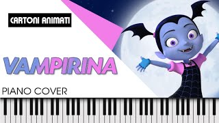 Vampirina  Piano cover Sigla cartoni animati suonata alla tastiera siglecartonianimati [upl. by Oicatsana]