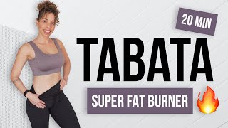 20 MIN TABATA HIIT FULL BODY Workout with TabataSongs No Equipment No Repeat No Talking [upl. by Nordna]