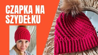 Czapka na szydełku Crochet winter cap [upl. by Aehsan]