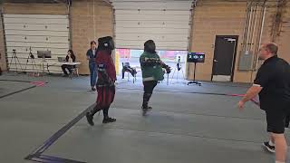 Scioto Open 2024  Seth Day vs Jon Rose Div B Longsword [upl. by Ecirtac]