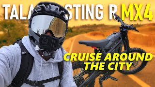 Ride Around Through City on the TALARIA STING R MX4  Ebike 2023 Cruise [upl. by Nilla]