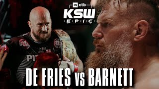 Phil De Fries vs Josh Barnett  XTB KSW Epic Trailer [upl. by Enytsuj]