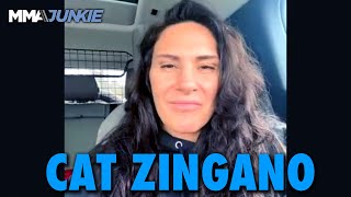 Cat Zingano Admits Shes in Awkward Situation With Bellator Over Cris Cyborg Uncertainty [upl. by Casimir]