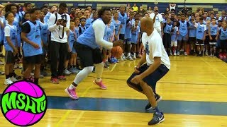 ANKLE BREAKER  Camp Director GETS CROSSED by TyRion Denson at NEO Youth Elite Camp [upl. by Poyssick]