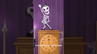 Hickory Dickory Dock Halloween Part 2 funnystories storytime shorts [upl. by Limaa]