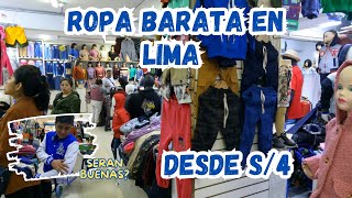 ROPA BARATA en LIMA 2024  ROPA desde S4 será cierto🤔 ROPA BARATA PERÚ [upl. by Valina169]