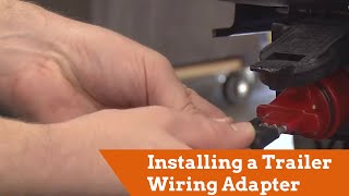 How to Install a Trailer Wiring Adapter [upl. by Ajnat]