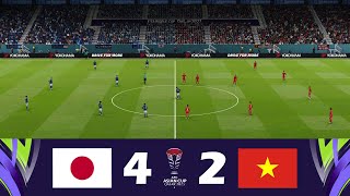 日本 vs ベトナム 42  AFC アジアカップ カタール 2023™  試合ハイライト！ [upl. by Eugeniusz365]