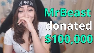 DONATING 100000 TO ATTRACTIVE FORTNITE STREAMERS [upl. by Wake]