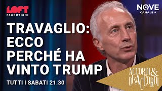 Travaglio ecco perché ha vinto Trump [upl. by Ainoyek32]