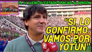 NOCHE CREMA SERÁ EL 20 DE ENERO  YOTÚN TIENE CLÁUSULA DE SALIDA Y LA U PUEDE PAGARLA [upl. by Yvor]