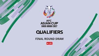 AFC Asian Cup Qualifiers draw Live [upl. by Hurley337]