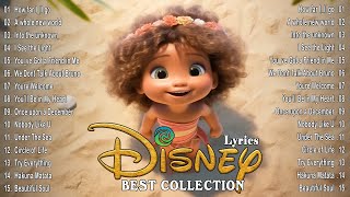 Walt Disney Songs Collection with Lyrics 2024 🛕 The Most Romantic Disney Songs  Disney Soundtracks [upl. by Poppas]