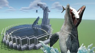 How To Make a Mosasaurus Farm in Minecraft PE [upl. by Fabi]