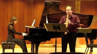 C Neidich clarinet M Gorokholinsky piano  G Faure Romance Op 28 [upl. by Ahsed]