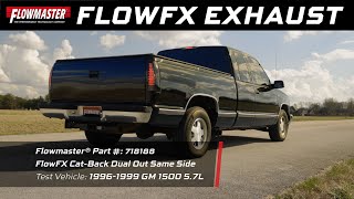 19961999 GM 1500 Flowmaster CatBack FlowFX Stainless Steel Exhaust System 718188 [upl. by Llahsram]