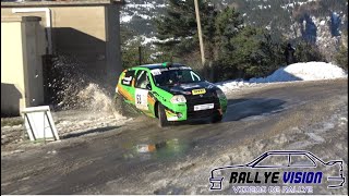 Rallye Hivernal du Dévoluy 2023  Crash amp Mistakes  Rallye Vision [upl. by Nerej]