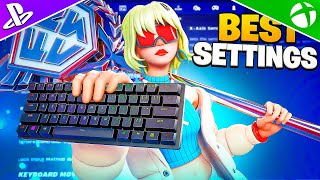 NEW Best Keyboard SETTINGS  Sensitivity In Chapter 5 Season 4 Fortnite Tutorial [upl. by Erroll]