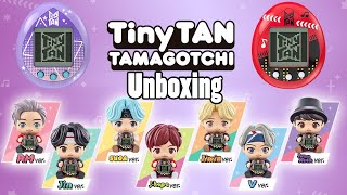 TinyTAN HugMy Tamagotchi Nano Unboxing and Gameplay BTS Collaboration [upl. by Deehahs]