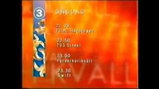 TV3trailers  kvällsstablå 1997 [upl. by Ojytteb]