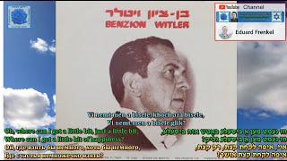 Benzion Witler quot Vi nemt men a bisele mazlquot Music amp Lyrics Benzion Witler [upl. by Tatiania282]