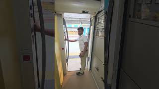 No more automated door in tejas express 😆 railway tejasexpress indianrailways irctc [upl. by Leumas848]