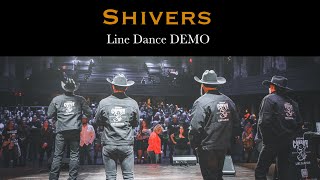 Shivers  Line Dance DEMONSTRATION [upl. by Colb]