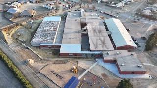 Wayside Elementary School Expansion Drone Flyby January 2024 [upl. by Aiynot]