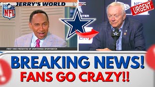 GREAT NEWS NOBODY EXPECTED THIS FROM JERRY JONES SHAKE THE WEB dallas cowboys news [upl. by Yorztif]