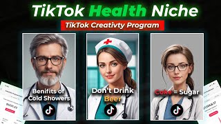 THE BEST TikTok Niche In 2024 Creativity Program Health Niche [upl. by Xonk]