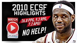 Throwback LeBron James ECSF Offense Highlights VS Celtics 2010 Playoffs  EVERY GAME [upl. by Salome]