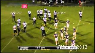 Football Christ Presbyterian vs Lancaster Christian Academy [upl. by Haraz825]