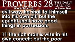 Proverbs Chapter 28 • The Daily Reading with Chopper Ward [upl. by Akcirederf]