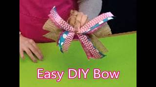 The Easiest Bow to Make  Grace Monroe Home [upl. by Aleyak]