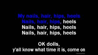 Todrick Hall  Nails Hair Hips Heels  Karaoke Version [upl. by Yetty]