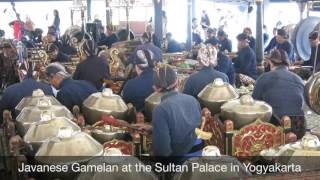 Javanese Gamelan at the Sultan Palace in Yogyakarta [upl. by Nollaf]