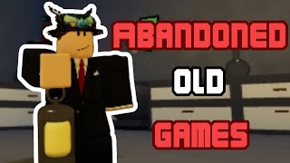 Reviewing my ABANDONED Roblox Games [upl. by Yrtsed]