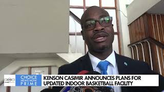 KENSON CASIMIR ANNOUNCES PLANS FOR UPDATED INDOOR BASKETBALL FACILITY [upl. by Atahs]