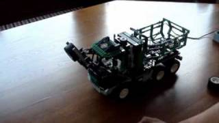 Lego Technic Truck in action from 8479 Barcode MultiSet [upl. by Badr]