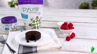 Pyure Sweet  Sugar Free Molten Chocolate Cake  Original Recipe [upl. by Ardien]