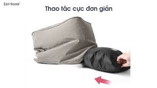 Gối để chân bơm hơi du lịch YT [upl. by Nagard]