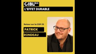 20241126 Patrick Rondeau chronique [upl. by Wagstaff]