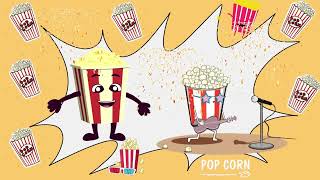 Popcorn Poem Kid Cartoon  Kids  Poem kidsvideo kids viralvideo [upl. by Uria]