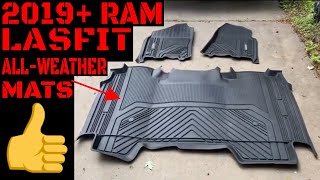 Lasfit All Weather Floor Mat Install amp Review 2019 Ram [upl. by Luo]