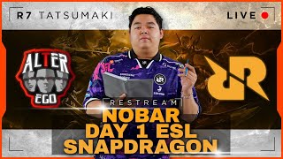 RESTREAM ESL SNAPDRAGON RRQ HOSHI VS ALTER EGO X TOP UP YA DI R7STOREID [upl. by Anaibib]