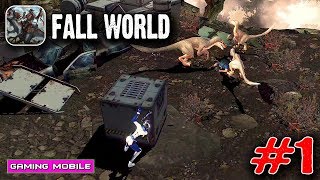 AndroidIOS Fall World 陨落世界 1  Survive Dinosaurs Like Durango Gameplay [upl. by Ait]