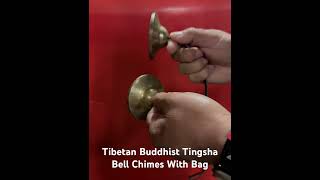 Tibetan Buddhist Meditation Yoga Tingsha Cymbal Bell Chimes With Pouch [upl. by Nomar191]