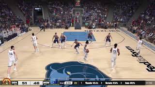 Nuggets 🔵🟡 v Grizzles🐻Highlights 4K MyNBA CPU v CPU [upl. by Ymac]