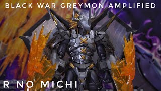 FIGURERISE BLACK WAR GREYMON AMPLIFIED  DIGIMON  ASMR [upl. by Agnew]