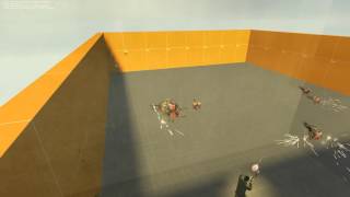 HalfLife 2 2003 Leak NPC Fight Scanners VS Conscripts [upl. by Loresz]